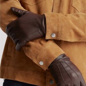 Men’s Cashmere Lined leather glove size L